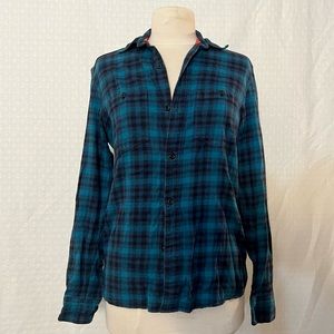 Blue/green flannel